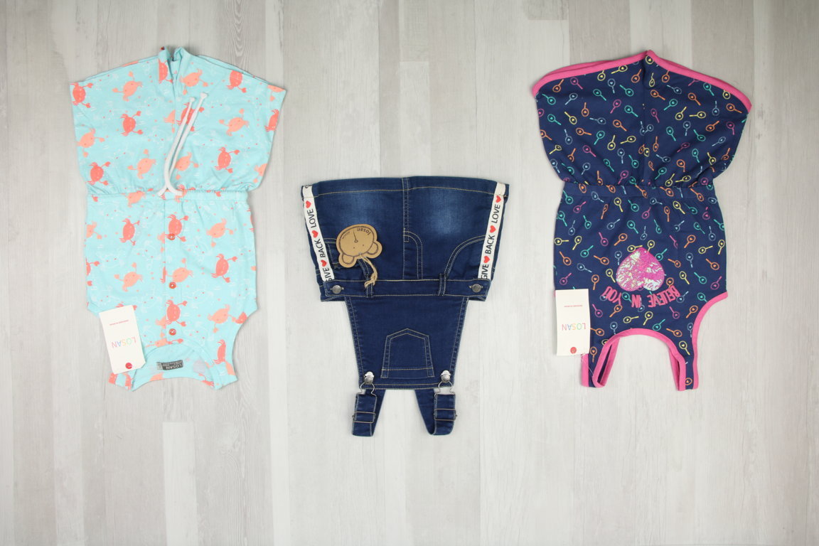 €3.90 each LOSAN kids' clothing stock 228 pieces - SS - REF. 6253