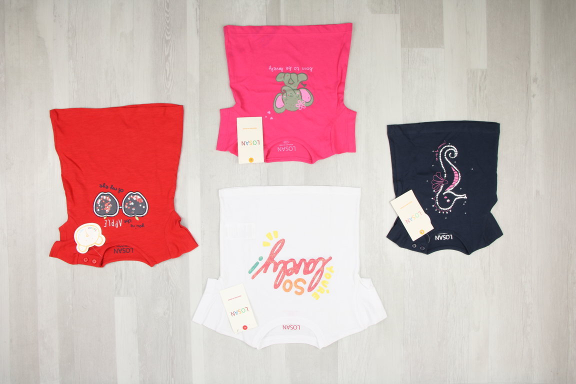 €3.90 each LOSAN kids' clothing stock 228 pieces - SS - REF. 6253
