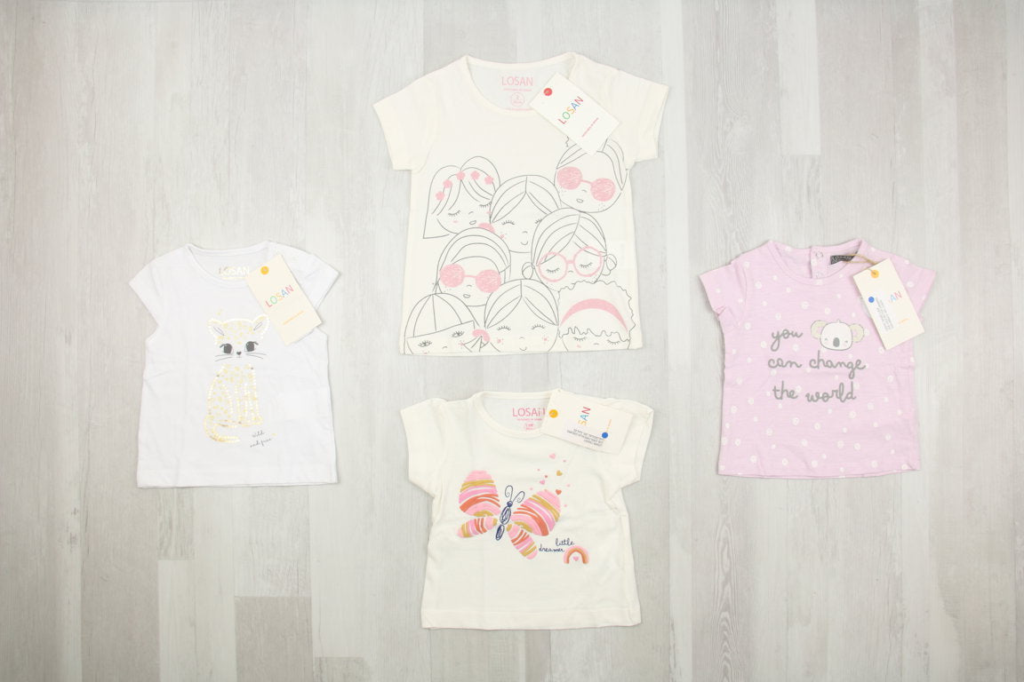 €3.90 each LOSAN kids' clothing stock 228 pieces - SS - REF. 6253