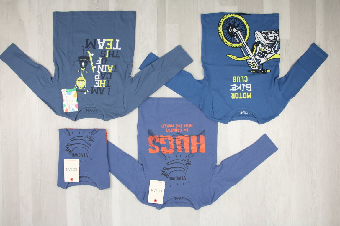 €3.90 each LOSAN kids' clothing stock 228 pieces - SS - REF. 6253