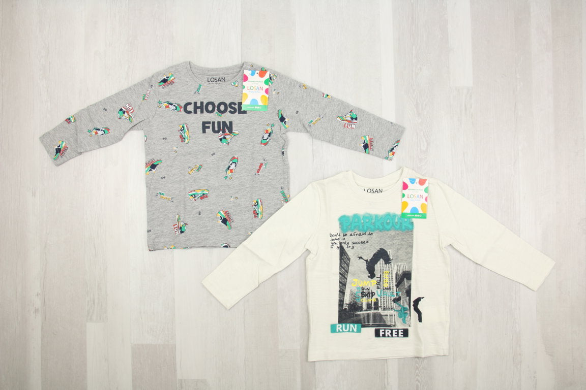 €3.90 each LOSAN kids' clothing stock 228 pieces - SS - REF. 6253