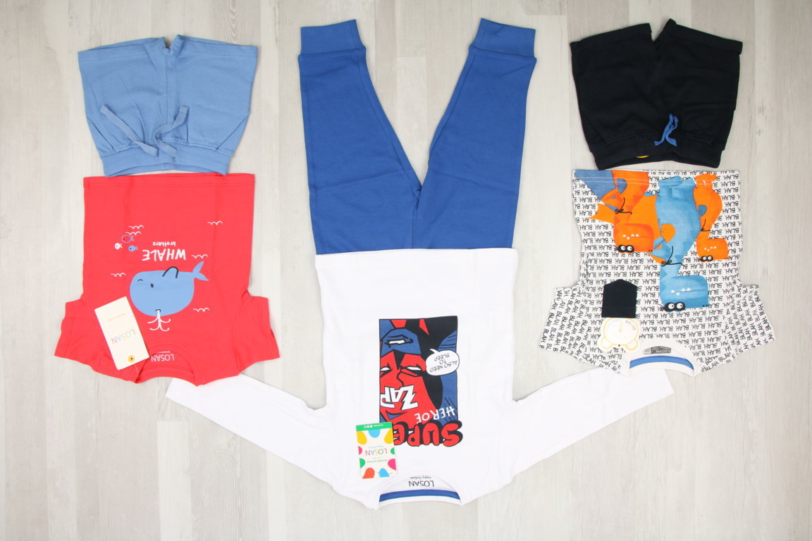 €3.90 each LOSAN kids' clothing stock 228 pieces - SS - REF. 6253