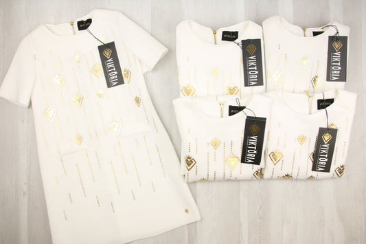 €4,50 al pezzo VIKTORIA stock abbigliamento bambina 98 pezzi - P/E - RIF. 6256