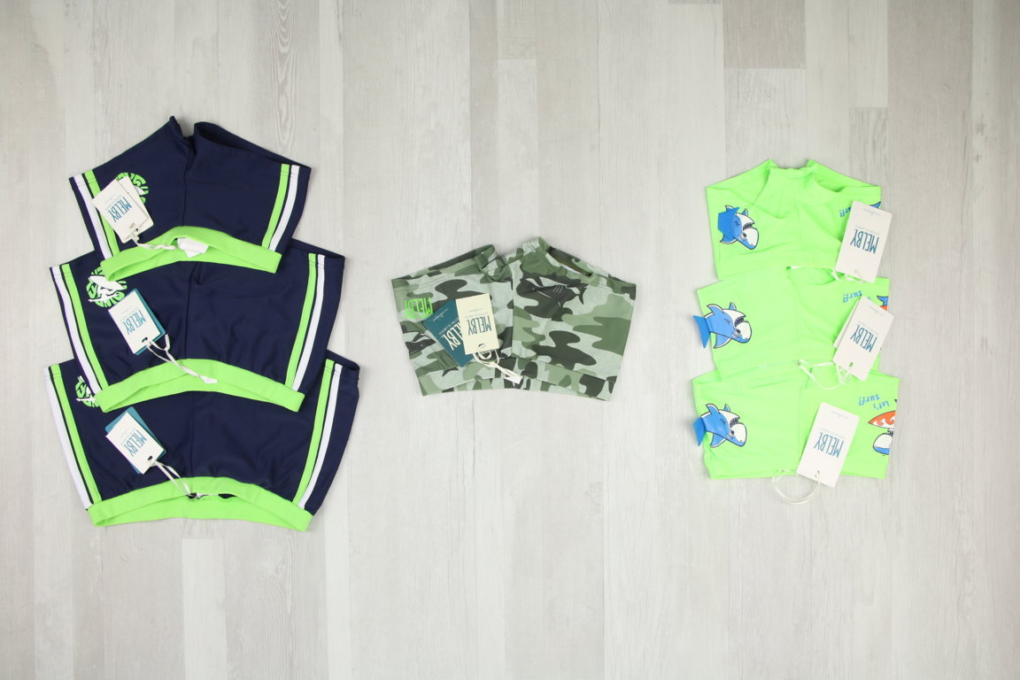€2,50 al pezzo MELBY stock costumi mare bambini 78 pezzi - P/E - RIF. 6258