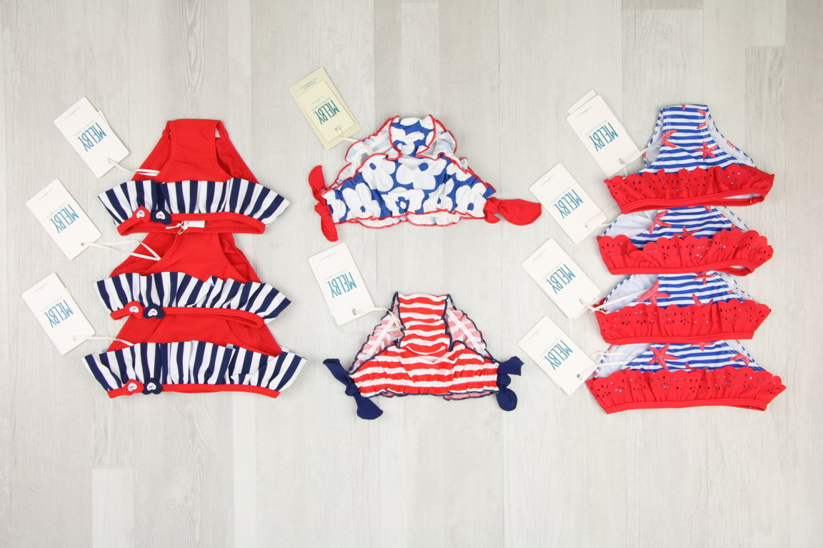€2,50 al pezzo MELBY stock costumi mare bambini 78 pezzi - P/E - RIF. 6258