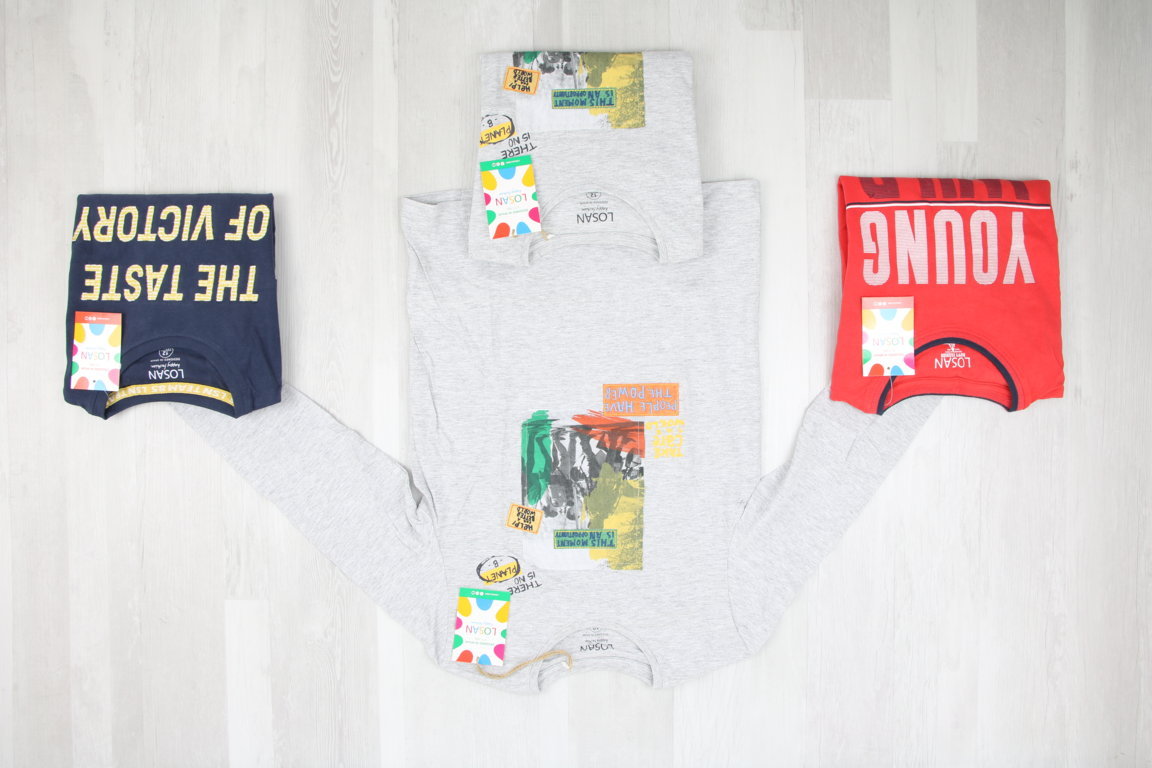€3,60 al pezzo LOSAN stock abbigliamento bambini 136 pezzi - A/I - RIF. 6271