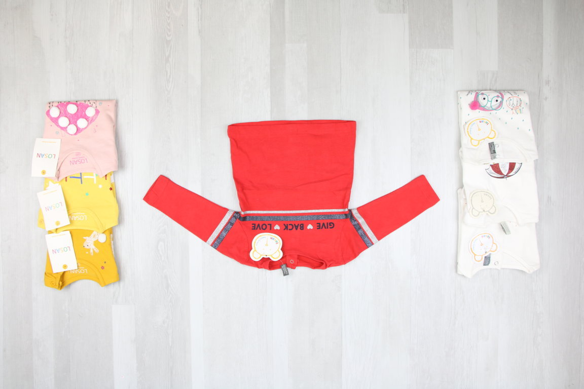 €3,60 al pezzo LOSAN stock abbigliamento bambini 136 pezzi - A/I - RIF. 6271