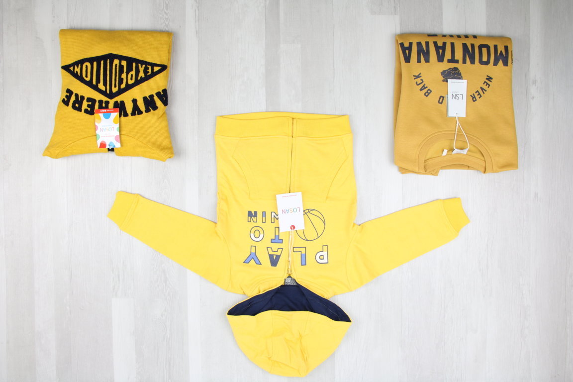 €3,60 al pezzo LOSAN stock abbigliamento bambini 136 pezzi - A/I - RIF. 6271