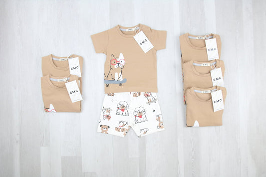 €7,00 al pezzo EMC stock abbigliamento bambini 101 pezzi - P/E - RIF. 6285