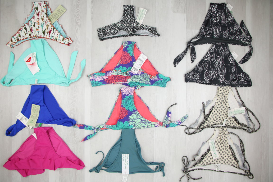 €1,80 al pezzo BENETTON stock abbigliamento e calzature donna e bambina 379 pezzi - 95% P/E - 5% A/I - RIF. 6048AF