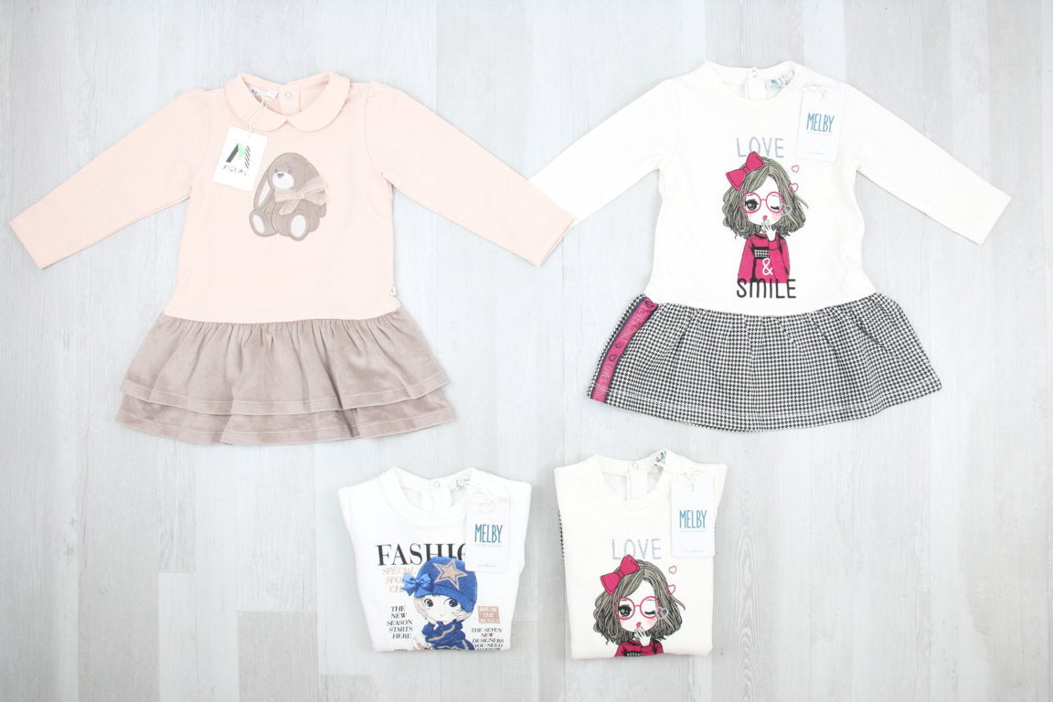 €4,50 al pezzo MELBY stock abbigliamento bambini 486 pezzi - A/I - RIF. 6276