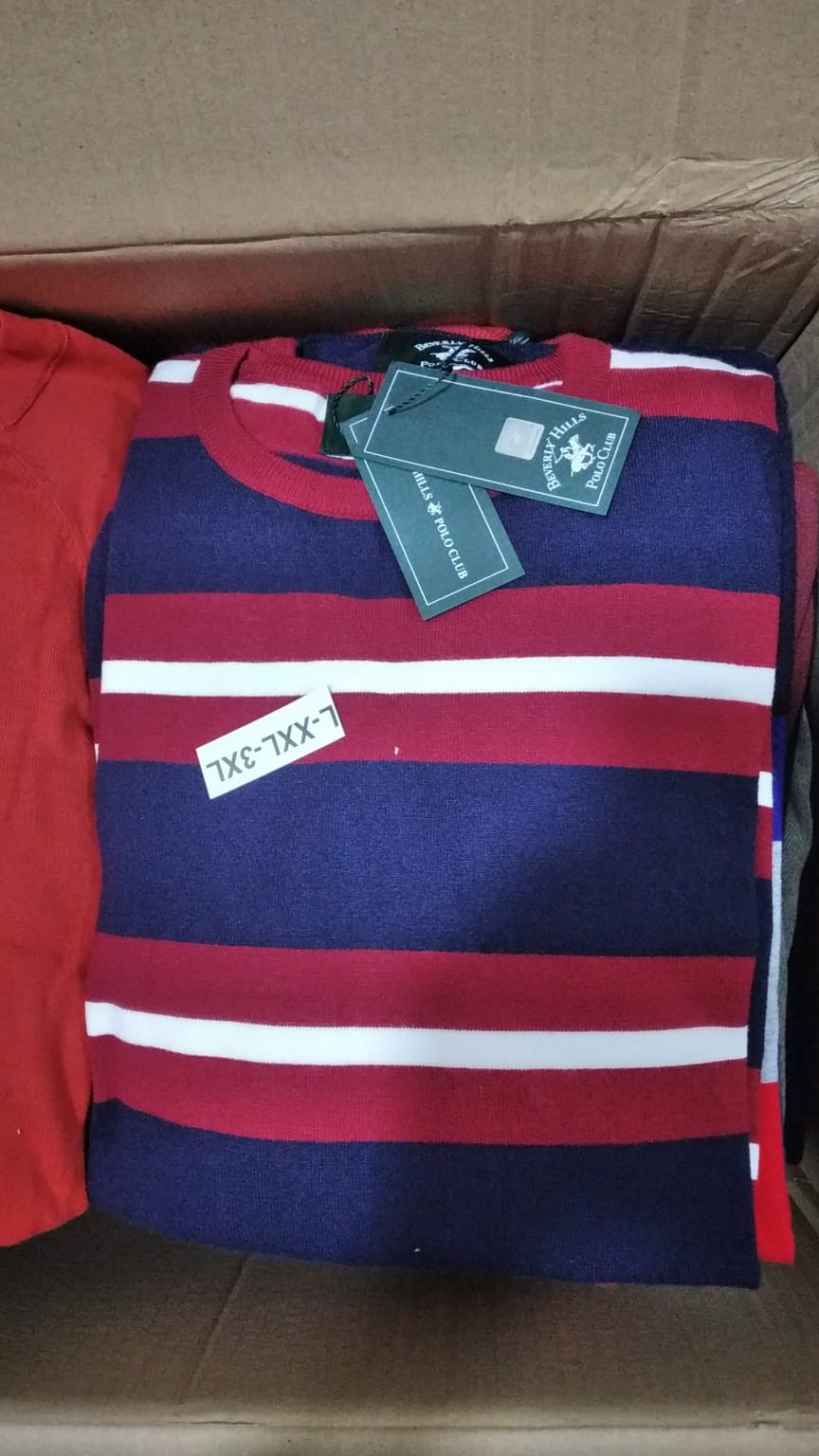 €11,00 al pezzo POLO CLUB stock pullover uomo 80 pezzi - A/I - RIF. TV6065