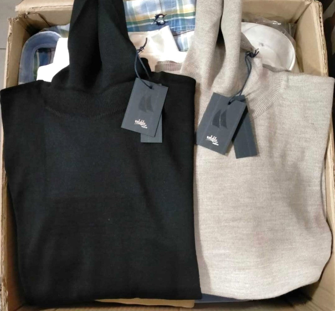 €2,30 al pezzo EMPORIO , CAMEL, CACHAREL, LUISA VIOLA, CAFE' NOIR, AMA , ecc. stock abbigliamento uomo, donna e bambini 1700 pezzi - A/I - P/E - RIF. 6039AF