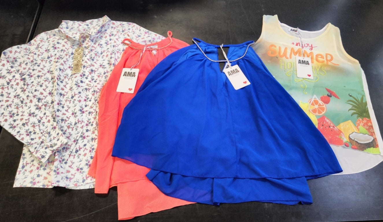 €2,30 al pezzo EMPORIO , CAMEL, CACHAREL, LUISA VIOLA, CAFE' NOIR, AMA , ecc. stock abbigliamento uomo, donna e bambini 1700 pezzi - A/I - P/E - RIF. 6039AF