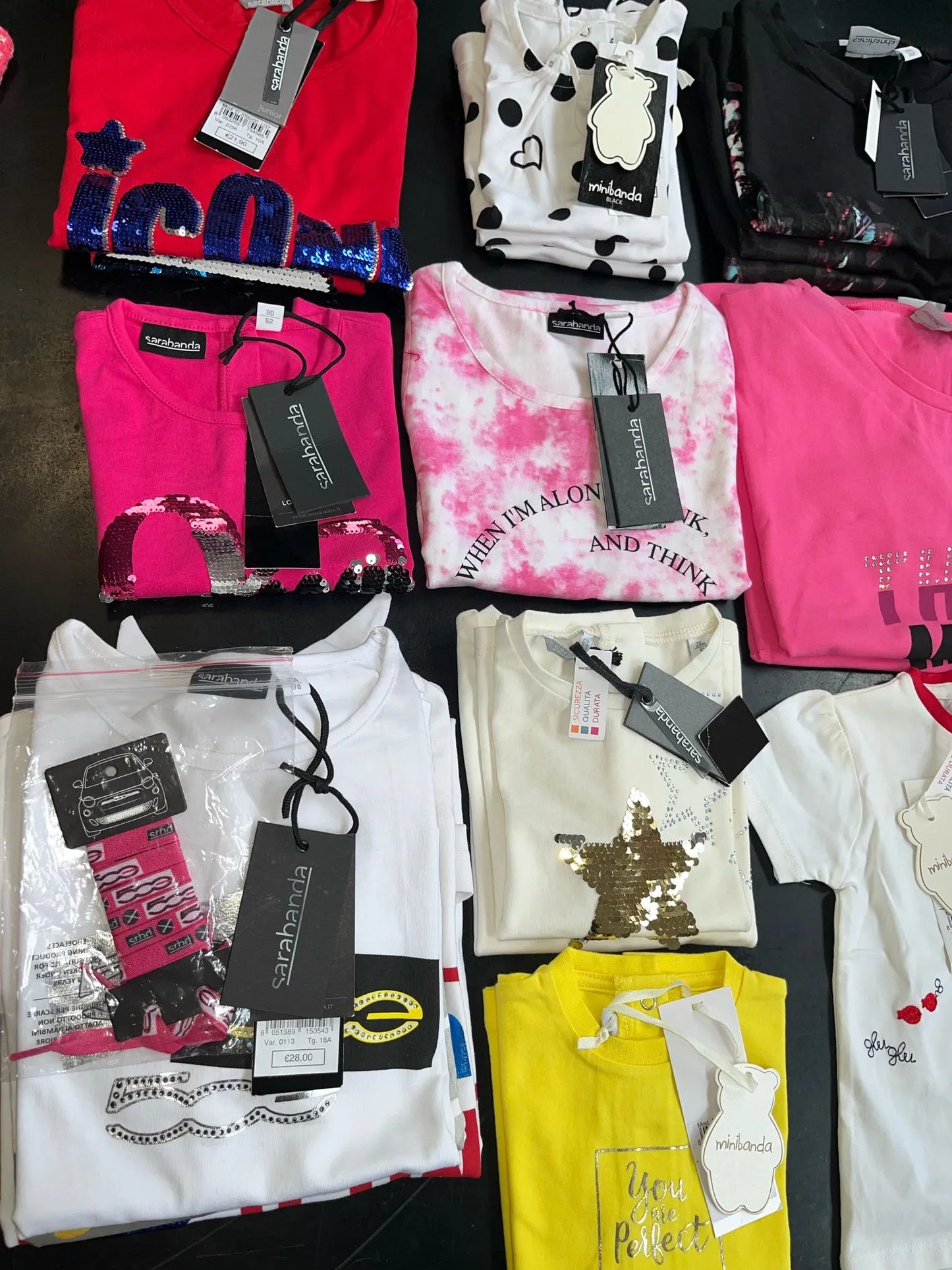 €3,00 l'unité SARABANDA stock vêtements enfants 139 pièces - SS - RIF. 6240P
