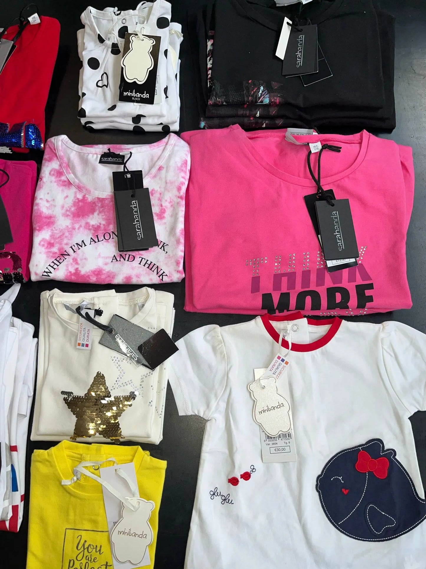 €3,00 l'unité SARABANDA stock vêtements enfants 139 pièces - SS - RIF. 6240P