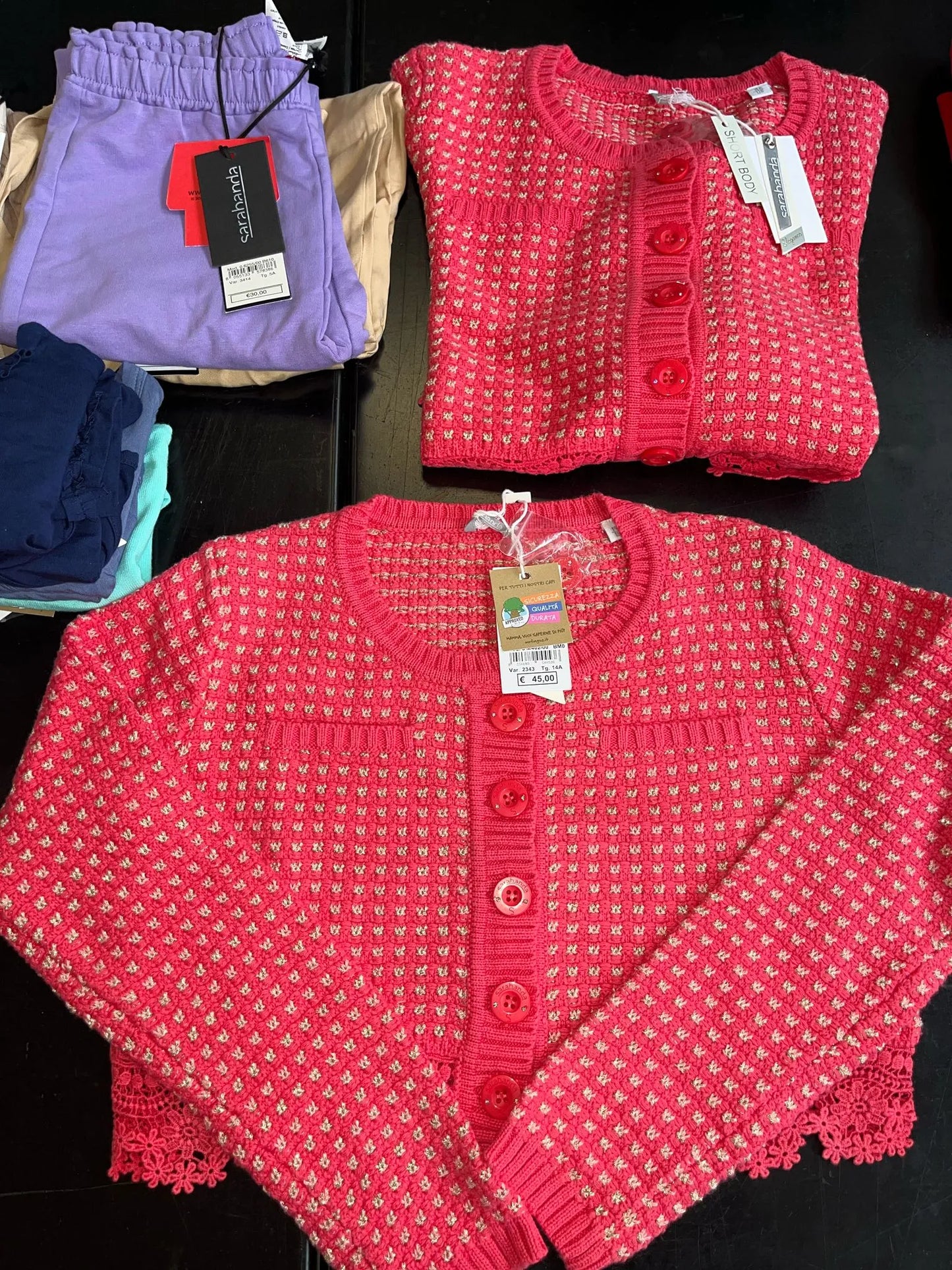 €3,00 l'unité SARABANDA stock vêtements enfants 139 pièces - SS - RIF. 6240P