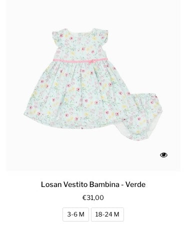 3,80 € la pièce Stock LOSAN vêtements filles 203 pièces - SS - REF. 6150S