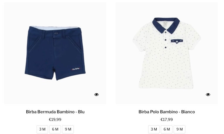 4,50 € la pièce BIRBA, TRYBEYOND stock de vêtements enfant 200 pièces - SS - REF. 6152S