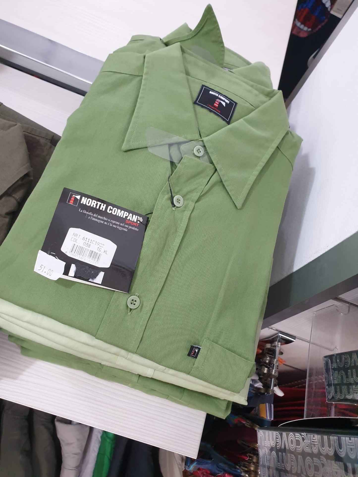 €2.80 per piece MADE IN ITALY men's clothing stock 2000 pieces - S/S F/W - REF. TV6108