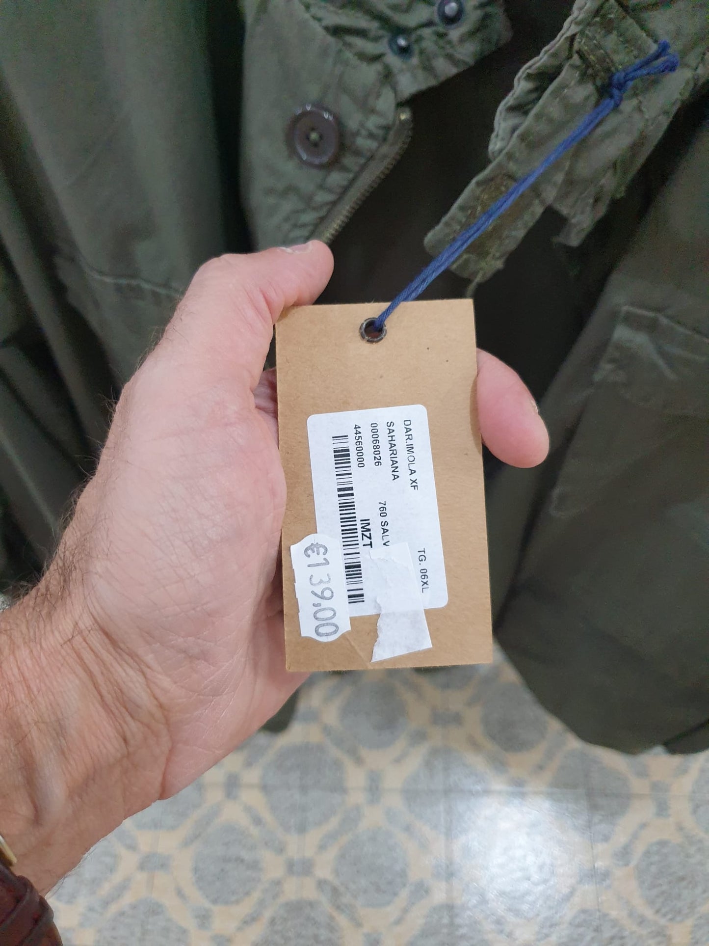 €2.80 per piece MADE IN ITALY men's clothing stock 2000 pieces - S/S F/W - REF. TV6108