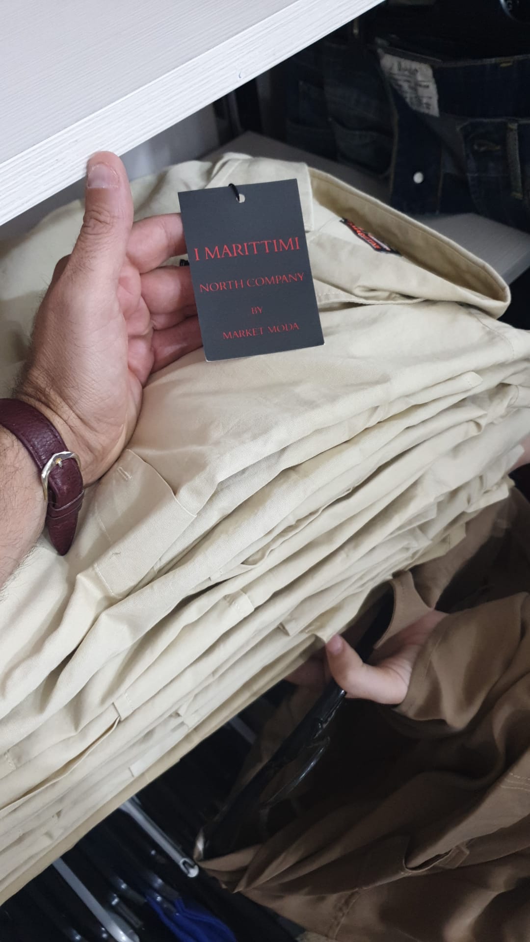 €2.80 per piece MADE IN ITALY men's clothing stock 2000 pieces - S/S F/W - REF. TV6108