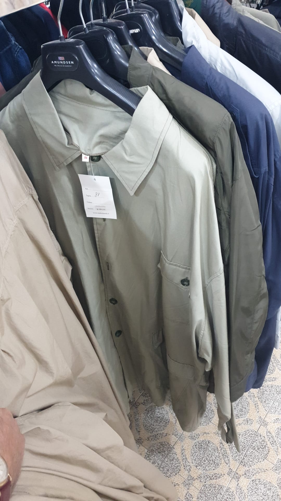 €2.80 per piece MADE IN ITALY men's clothing stock 2000 pieces - S/S F/W - REF. TV6108