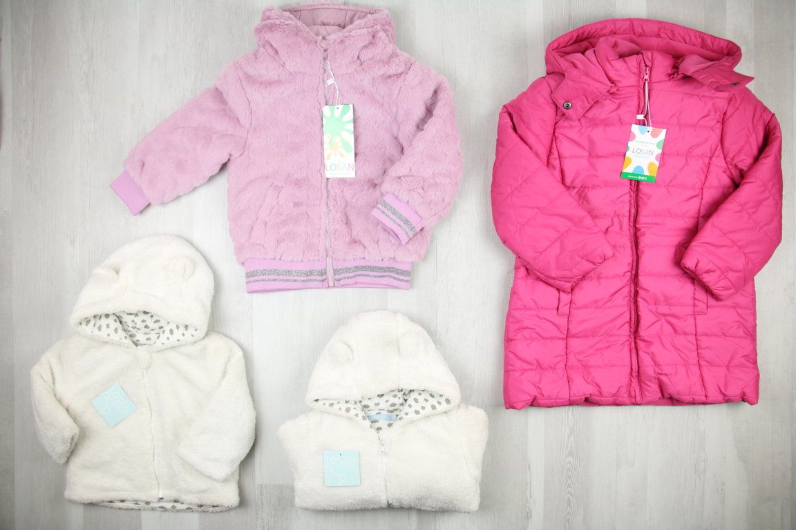 €4,59 al pezzo LOSAN stock abbigliamento bambina 401 pezzi - A/I - RIF. 6083AF