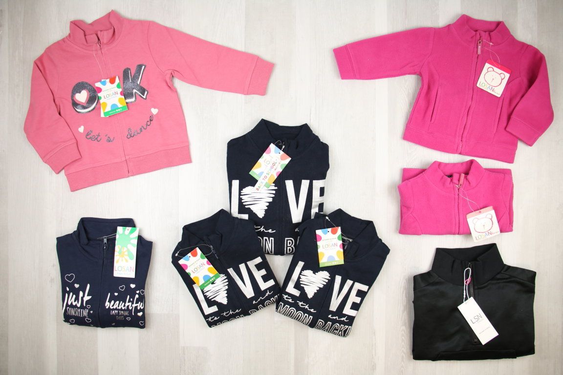 €4,59 al pezzo LOSAN stock abbigliamento bambina 401 pezzi - A/I - RIF. 6083AF