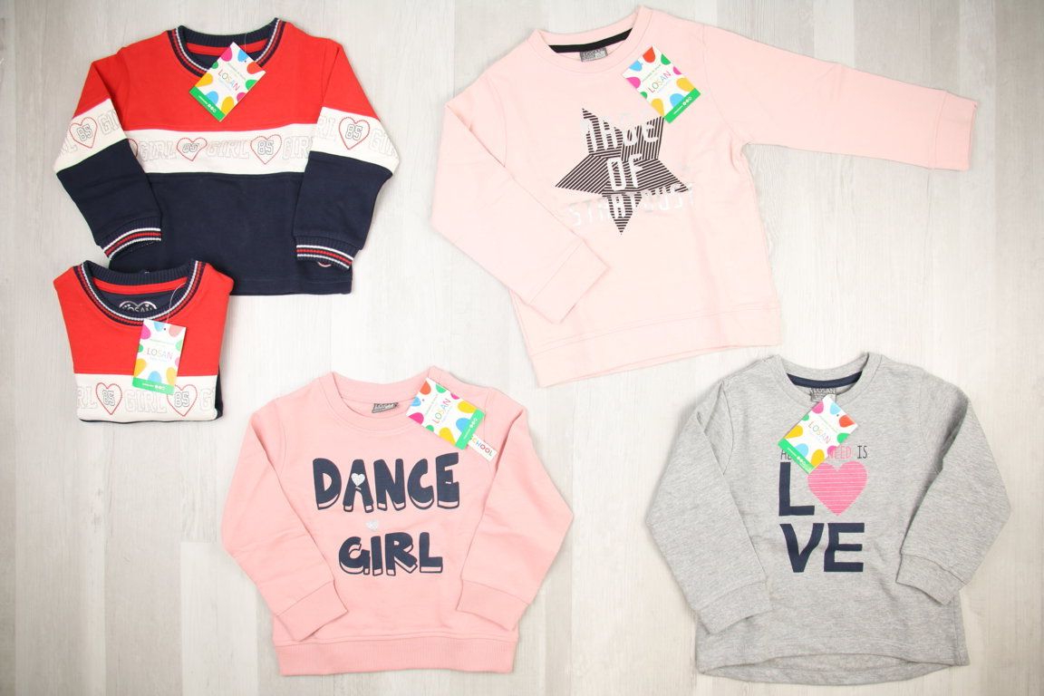 €4,59 al pezzo LOSAN stock abbigliamento bambina 401 pezzi - A/I - RIF. 6083AF