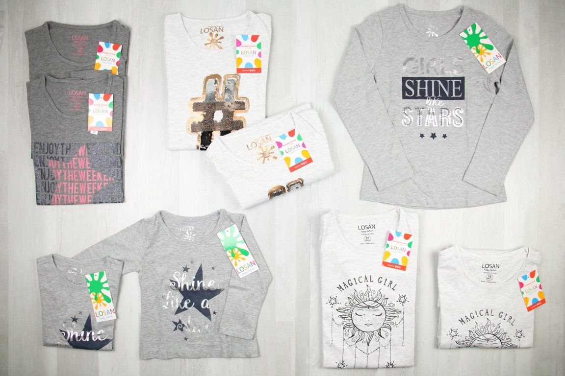 €4,59 al pezzo LOSAN stock abbigliamento bambina 401 pezzi - A/I - RIF. 6083AF
