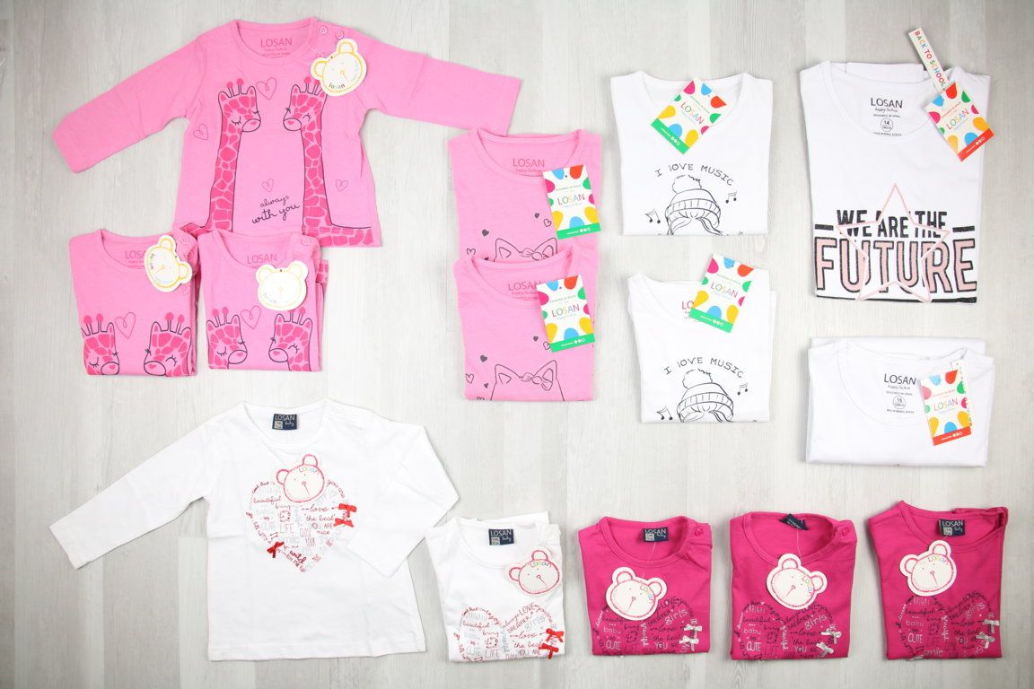 €4,59 al pezzo LOSAN stock abbigliamento bambina 401 pezzi - A/I - RIF. 6083AF