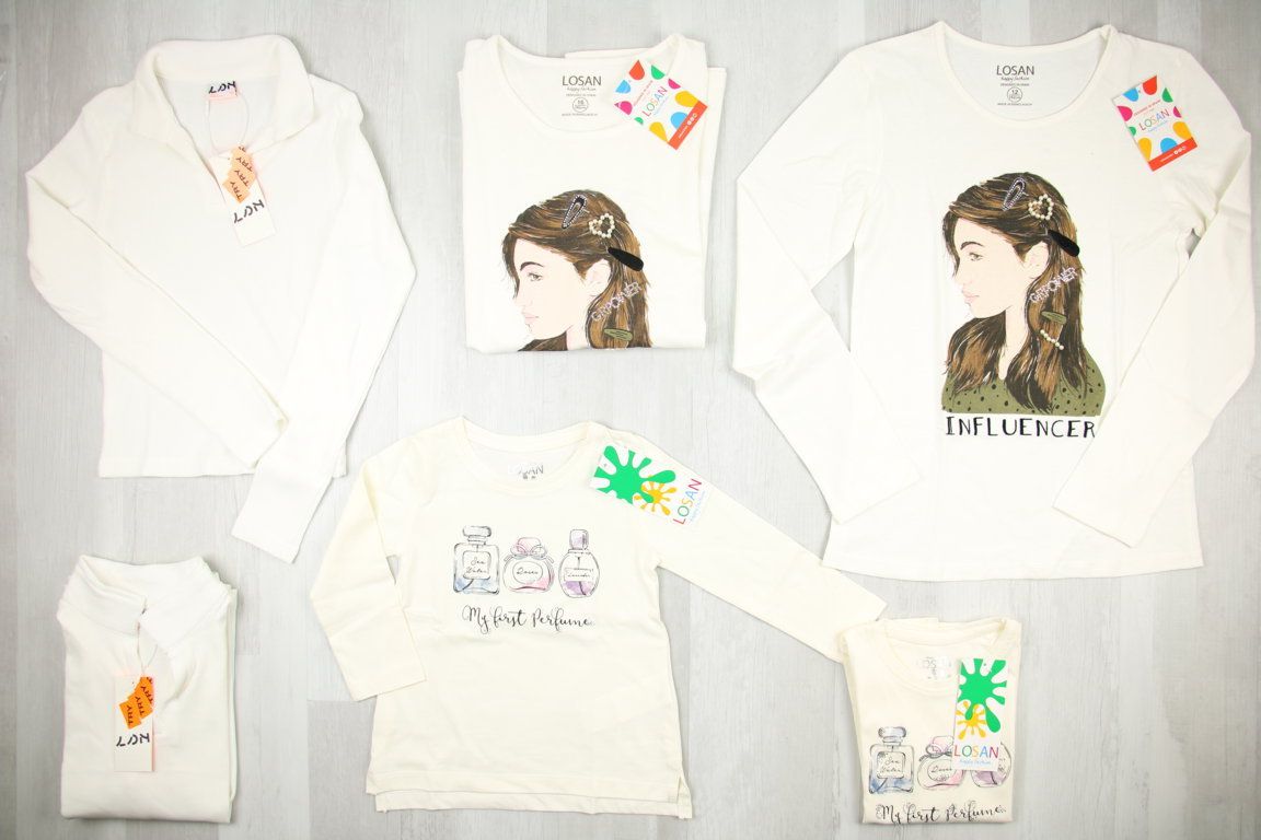 €4,59 al pezzo LOSAN stock abbigliamento bambina 401 pezzi - A/I - RIF. 6083AF