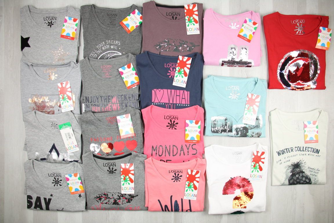 €4,59 al pezzo LOSAN stock abbigliamento bambina 401 pezzi - A/I - RIF. 6083AF