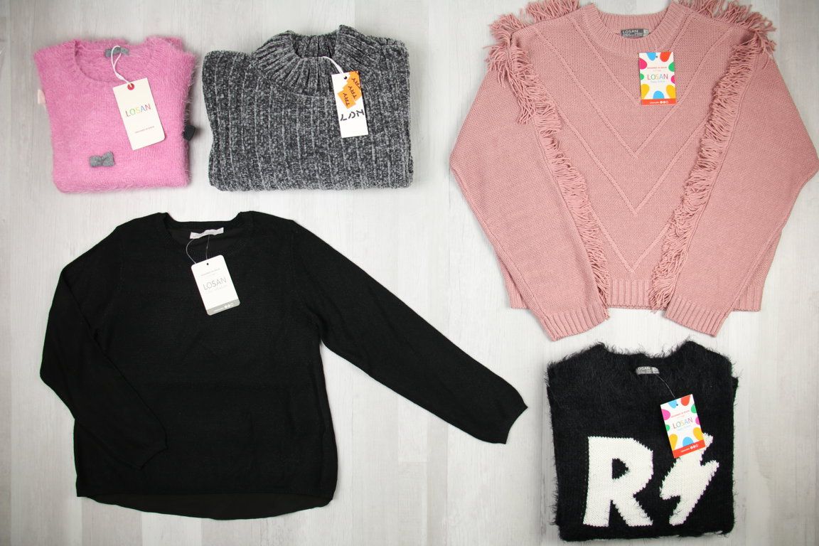 €4,59 al pezzo LOSAN stock abbigliamento bambina 401 pezzi - A/I - RIF. 6083AF