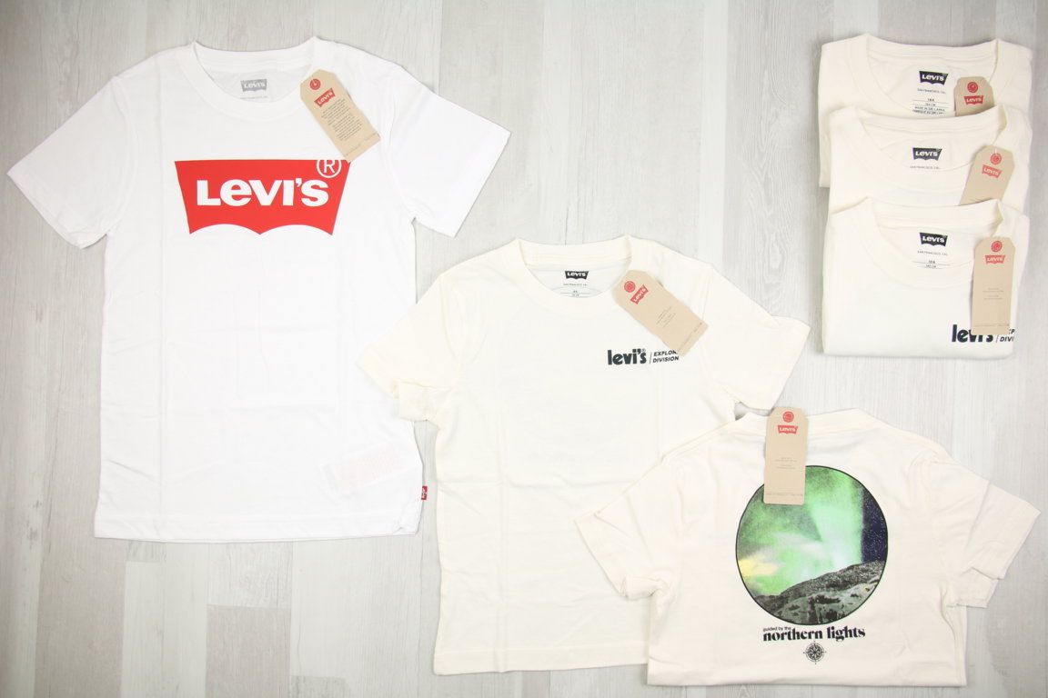 €8.00 per piece DIADORA, DIESEL, LEVI'S, REPLAY, INVICTA, etc. kids' clothing stock 78 pieces - SS - FW - REF. 6174AF
