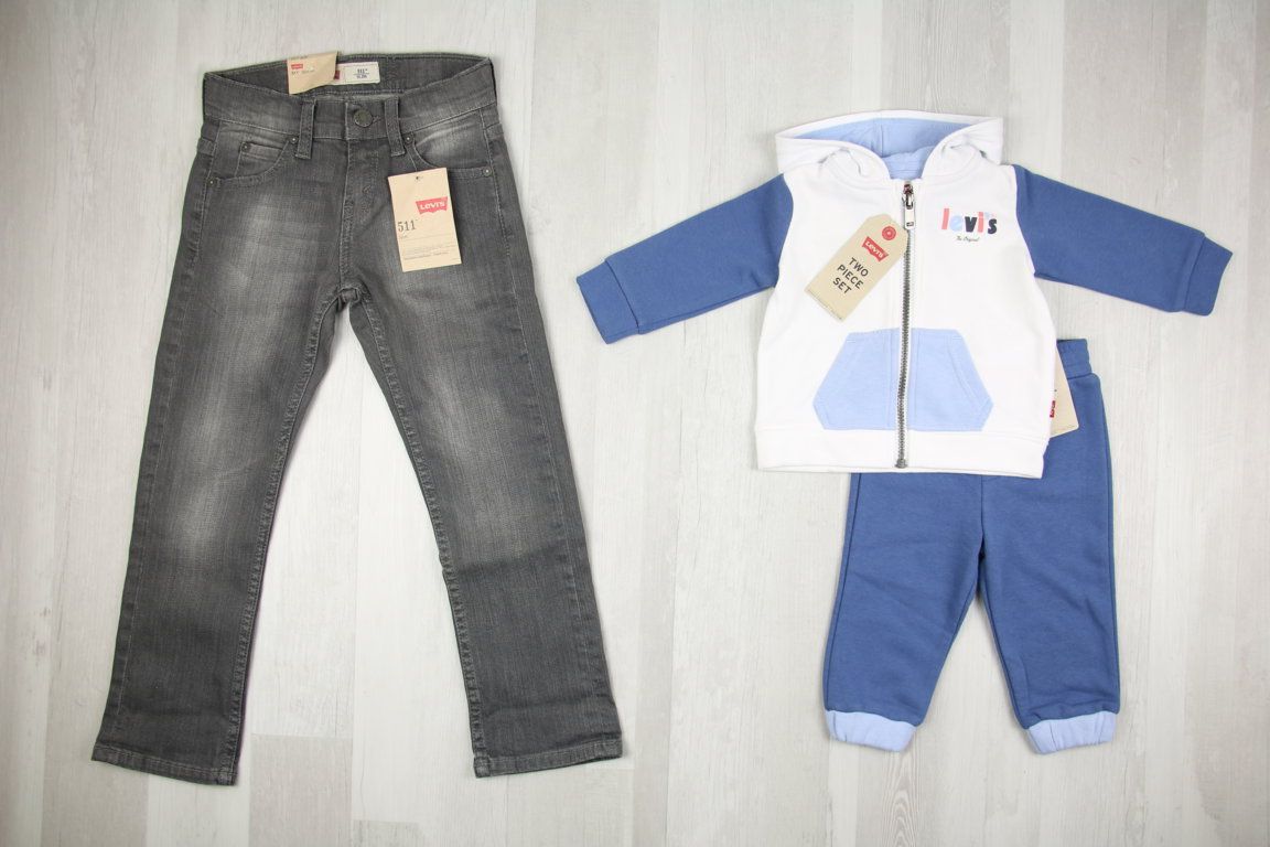 €8.00 per piece DIADORA, DIESEL, LEVI'S, REPLAY, INVICTA, etc. kids' clothing stock 78 pieces - SS - FW - REF. 6174AF