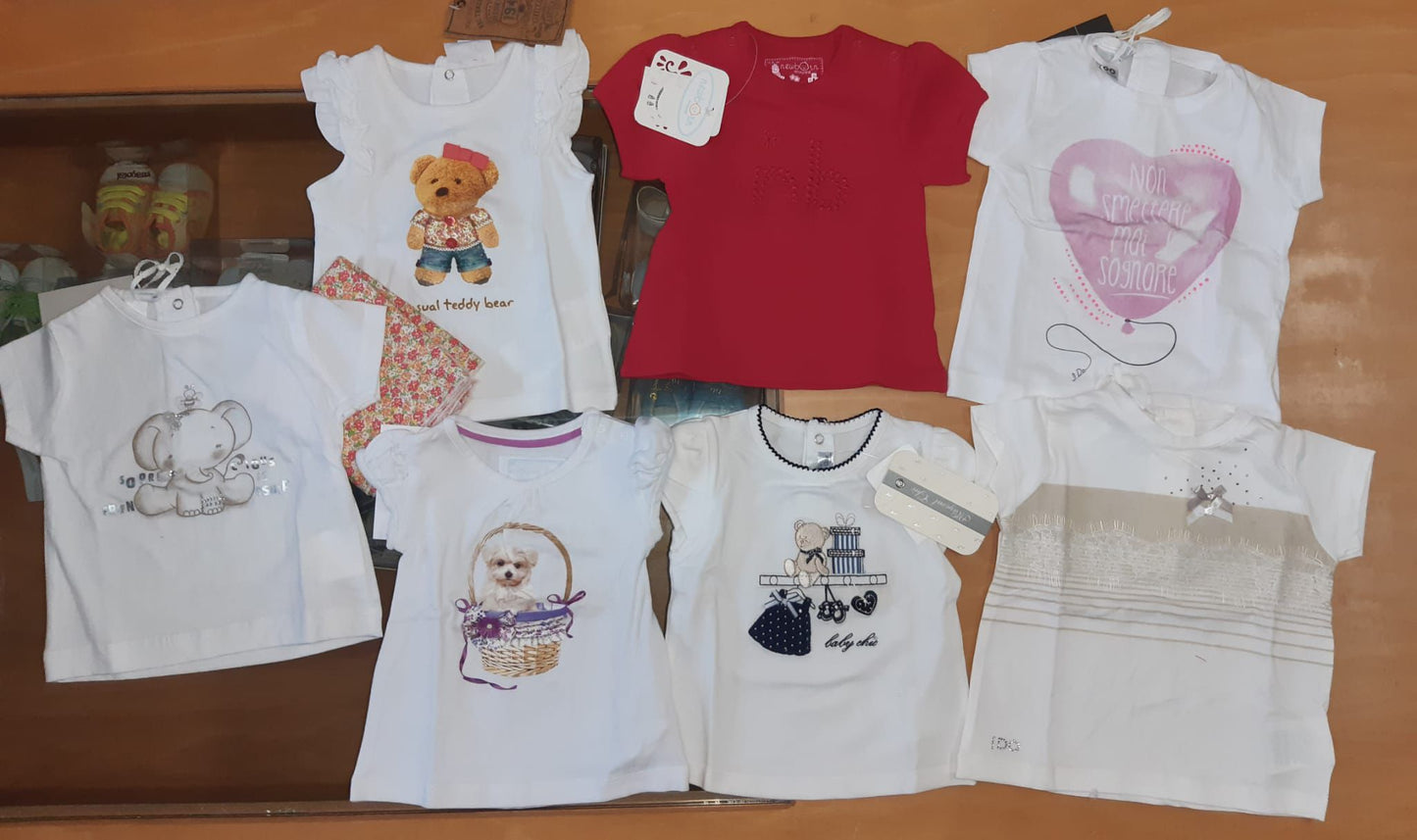€5.00 per piece I DO, MAYORAL, J'AIME', GAIALUNA, etc. kids' clothing stock 221 pieces - SS - REF. TV6228
