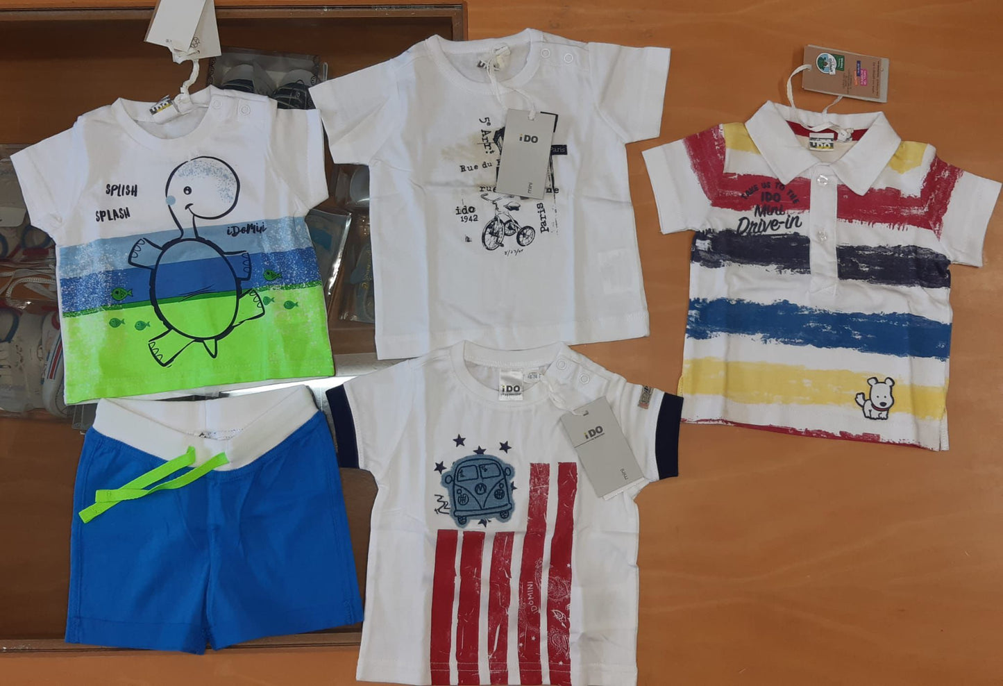 €5.00 per piece I DO, MAYORAL, J'AIME', GAIALUNA, etc. kids' clothing stock 221 pieces - SS - REF. TV6228