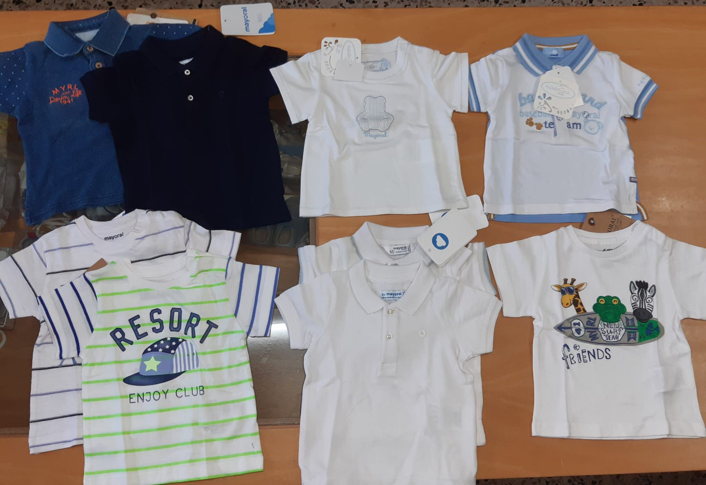 €5.00 per piece I DO, MAYORAL, J'AIME', GAIALUNA, etc. kids' clothing stock 221 pieces - SS - REF. TV6228