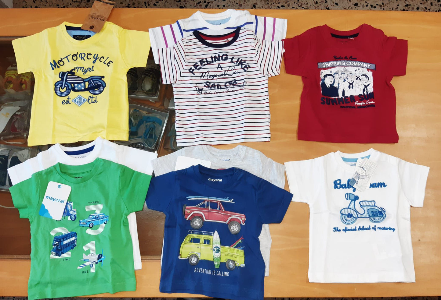 €5.00 per piece I DO, MAYORAL, J'AIME', GAIALUNA, etc. kids' clothing stock 221 pieces - SS - REF. TV6228