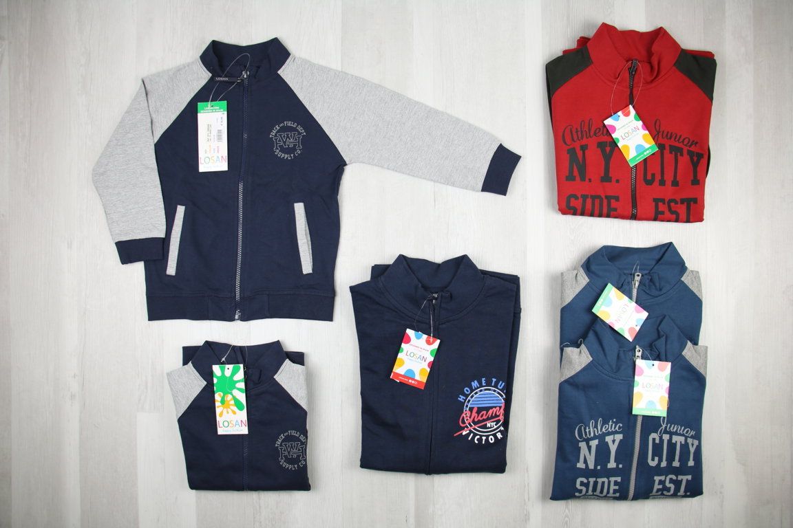 €5,31 al pezzo LOSAN stock abbigliamento bambino 456 pezzi - A/I - RIF. 6084AF