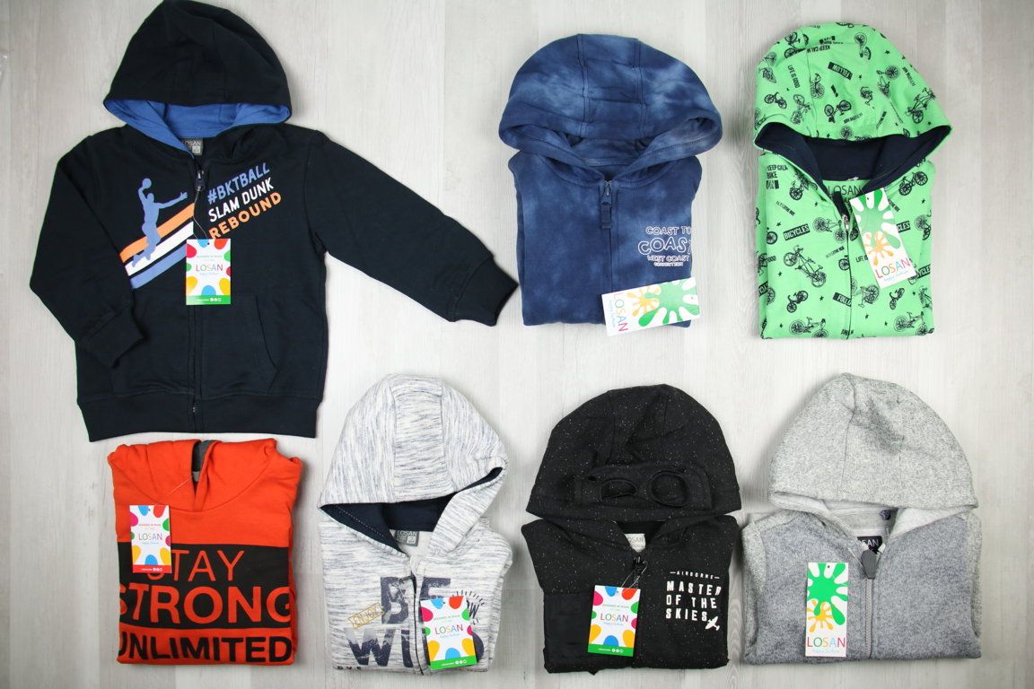€5,31 al pezzo LOSAN stock abbigliamento bambino 456 pezzi - A/I - RIF. 6084AF