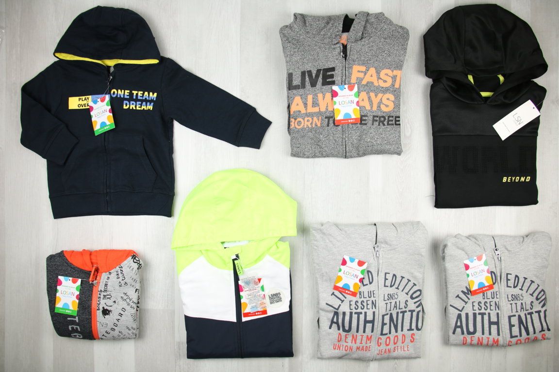 €5,31 al pezzo LOSAN stock abbigliamento bambino 456 pezzi - A/I - RIF. 6084AF