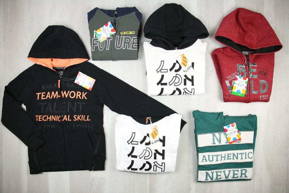€5,31 al pezzo LOSAN stock abbigliamento bambino 456 pezzi - A/I - RIF. 6084AF