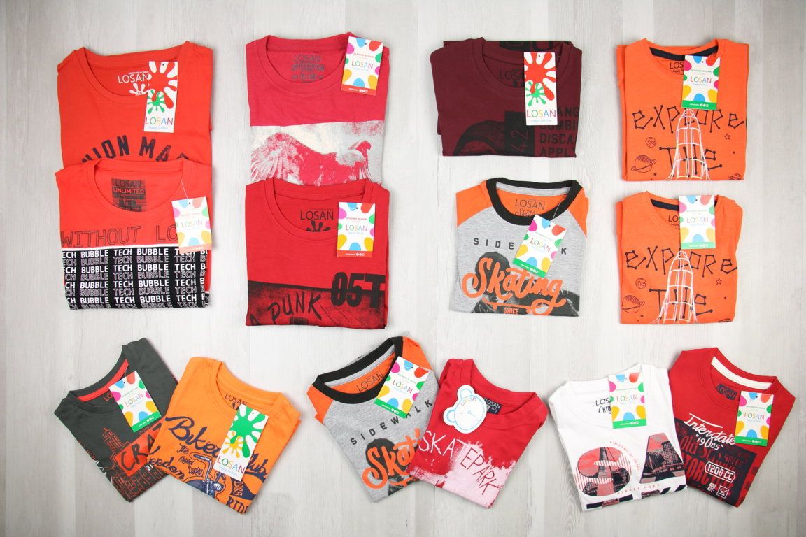 €5,31 al pezzo LOSAN stock abbigliamento bambino 456 pezzi - A/I - RIF. 6084AF
