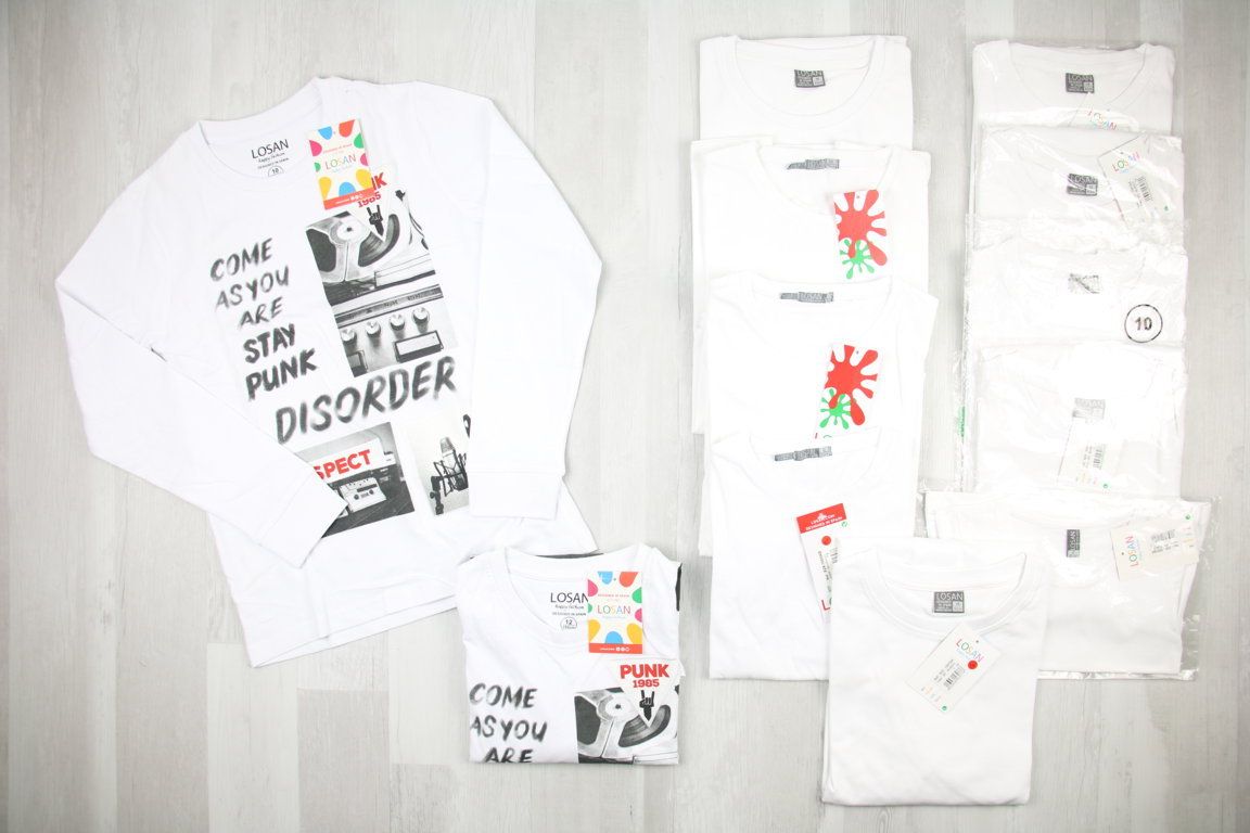 €5,31 al pezzo LOSAN stock abbigliamento bambino 456 pezzi - A/I - RIF. 6084AF