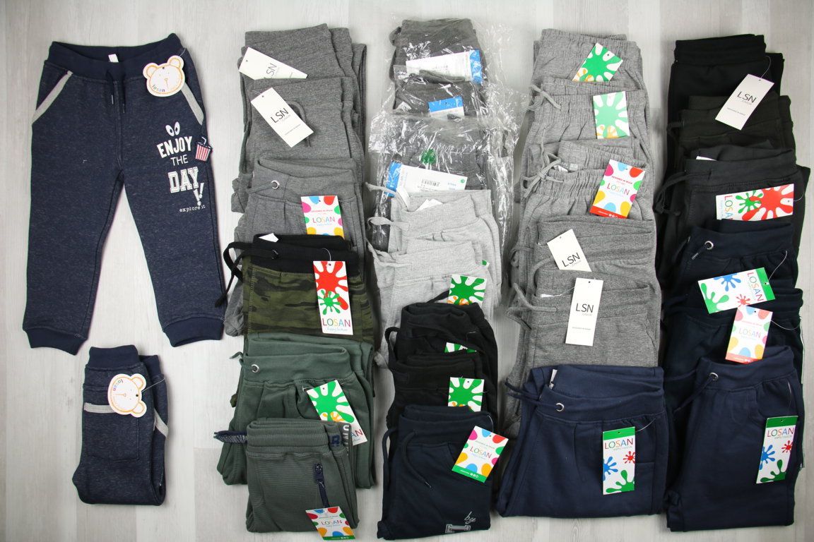 €5,31 al pezzo LOSAN stock abbigliamento bambino 456 pezzi - A/I - RIF. 6084AF