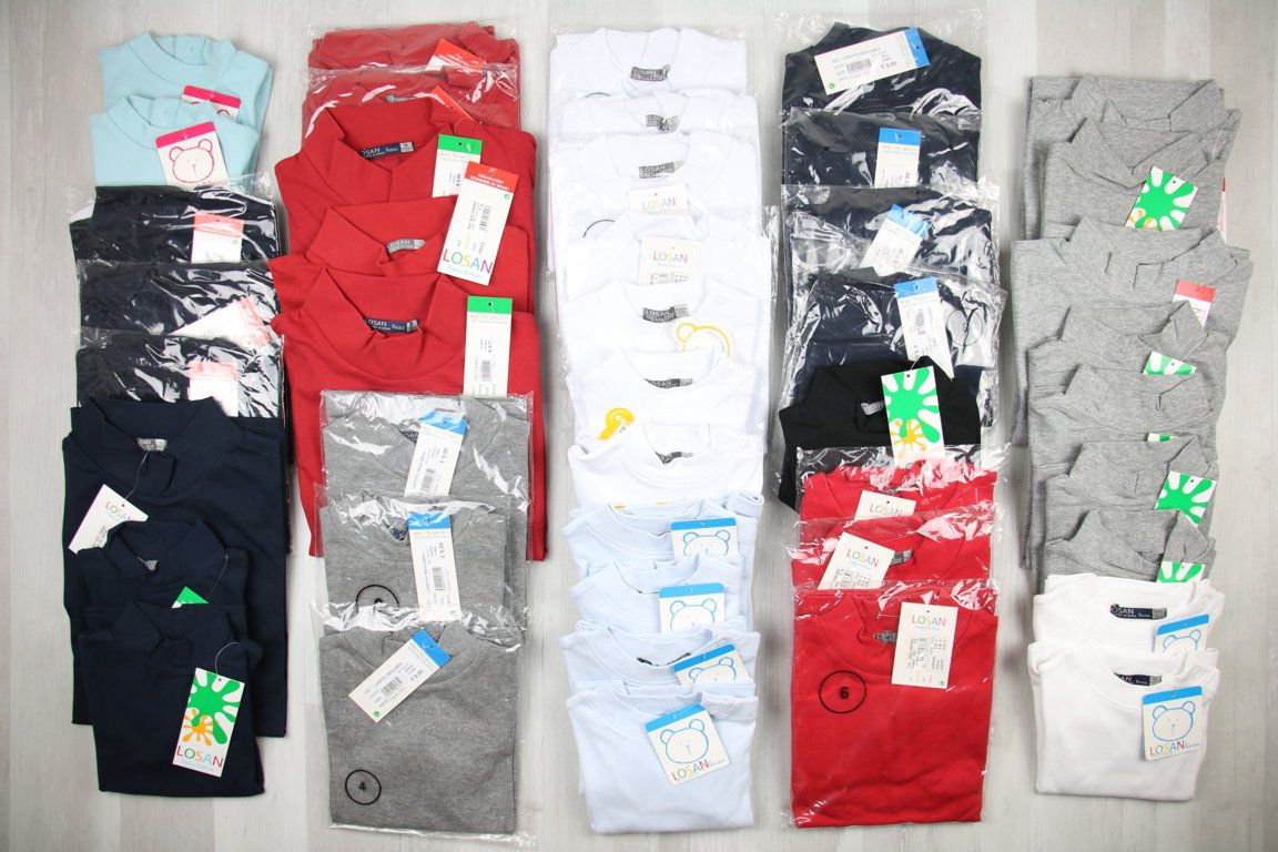 €5,31 al pezzo LOSAN stock abbigliamento bambino 456 pezzi - A/I - RIF. 6084AF