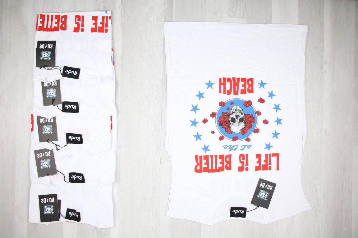 SCONTATO -20% €2,80 al pezzo BFLAK, RUDE stock magliette uomo/donna 82 pezzi - P/E - RIF. 6044